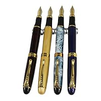 Amazon | Gullor 4個セット 万年筆 4色 | 万年筆 | 文房具・オフィス用品